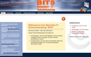 Startseite BITS 1.1 aus 2006